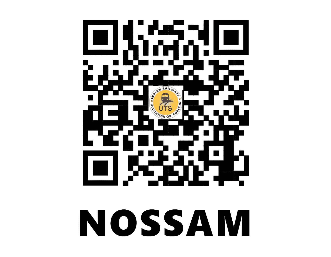 UTS QR Code for NOSSAM - NOSM (SC - ANDHRA PRADESH)